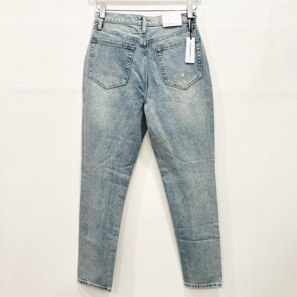 WeWoreWhat The Danielle w/Crystal Buttons Rigid Indigo Jeans Size 27 - Picture 2 of 10